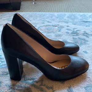 Sam Edelman Black Round Toe High-Heel Pumps 7.5